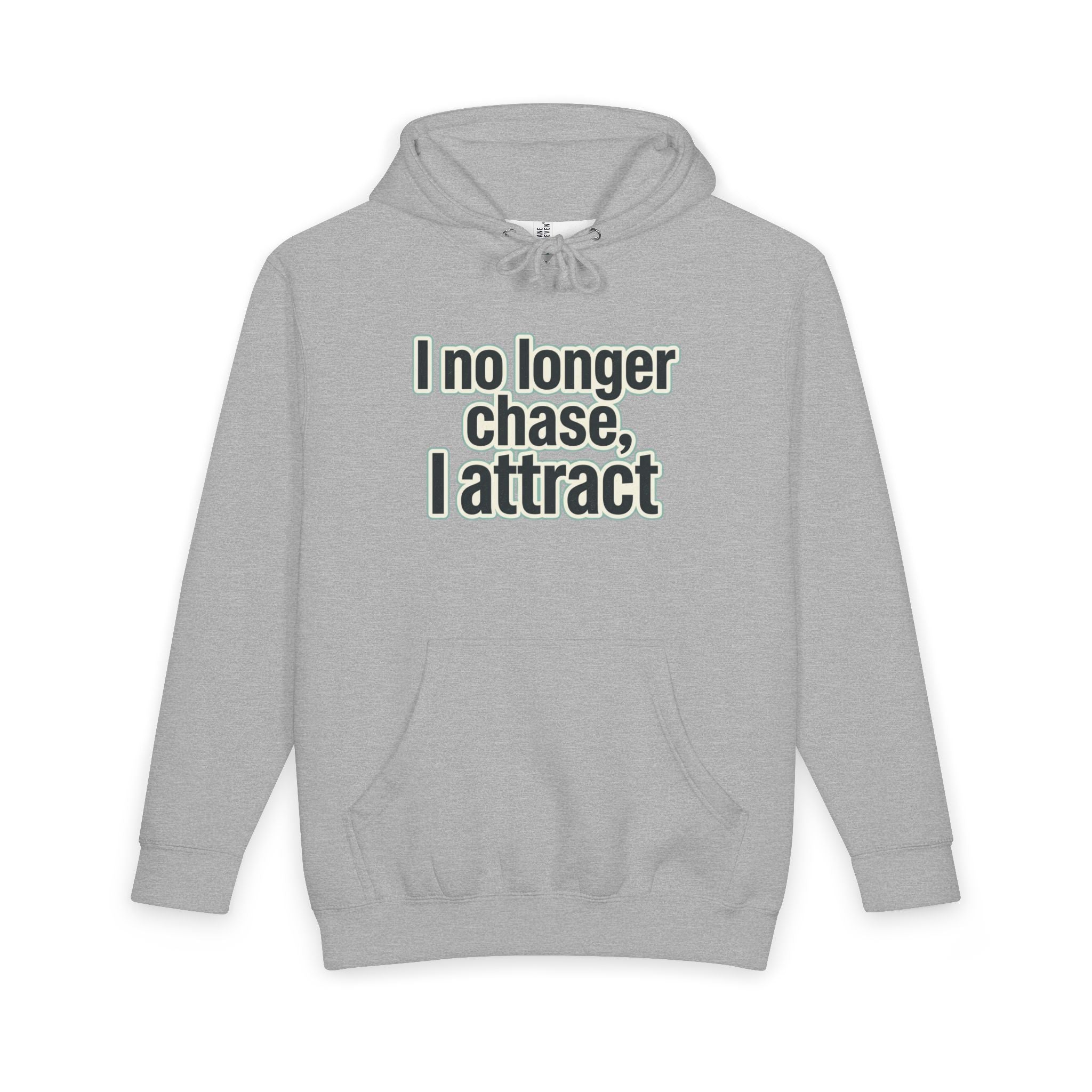 "I No Longer Chase — Inspirational Hoodie