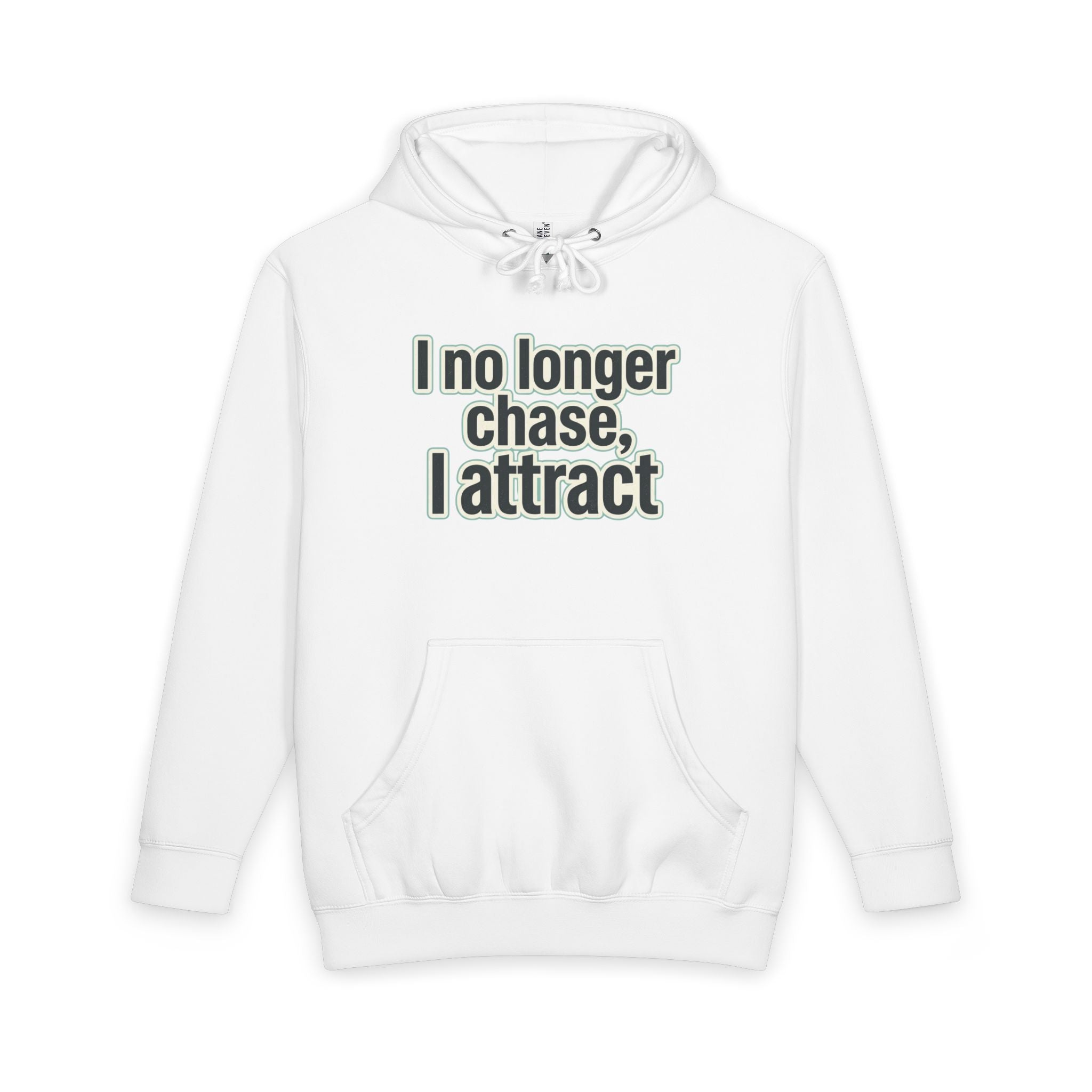 "I No Longer Chase — Inspirational Hoodie