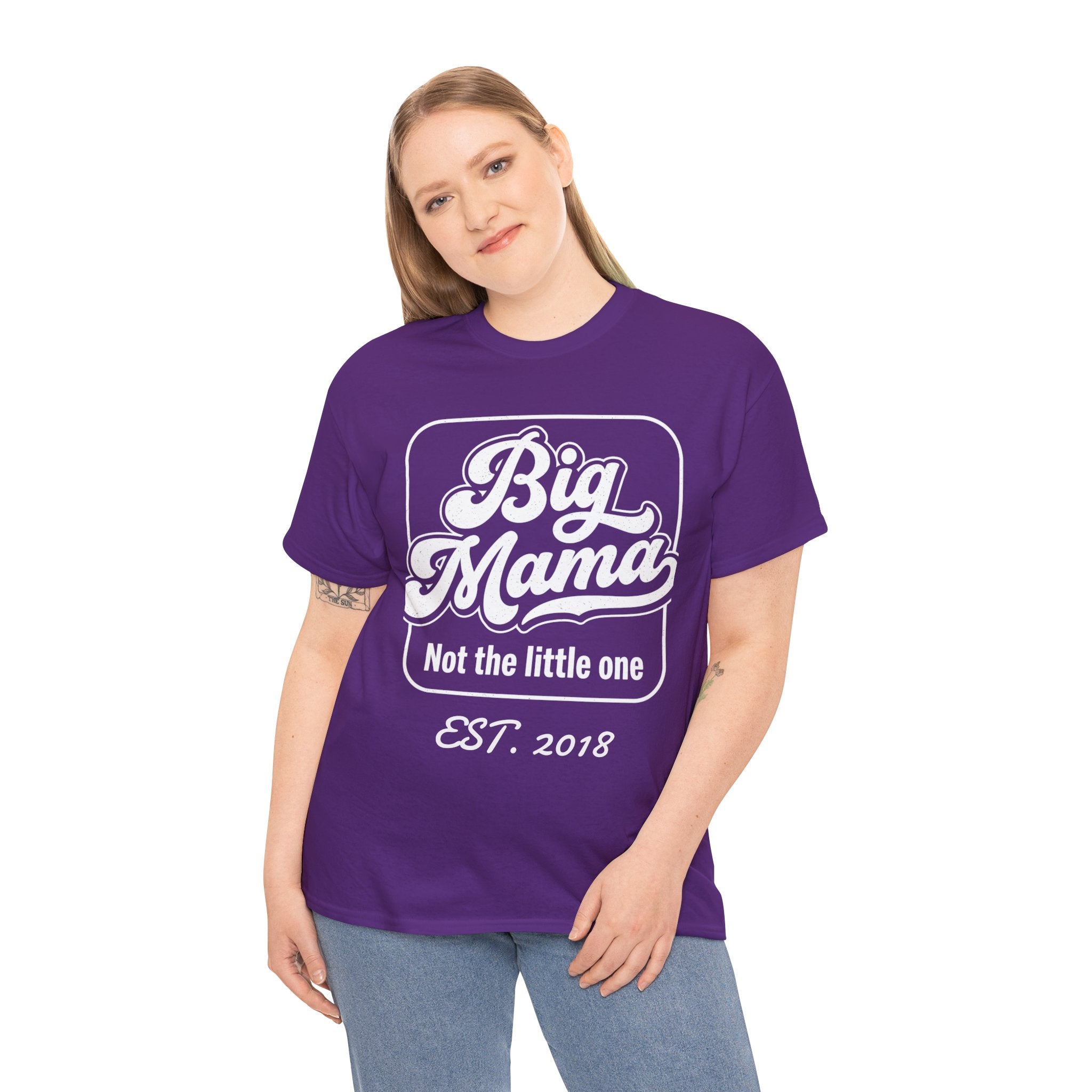 Big Mama Tee "Not the little one" EST. 20XX — Funny Mom T-Shirt
