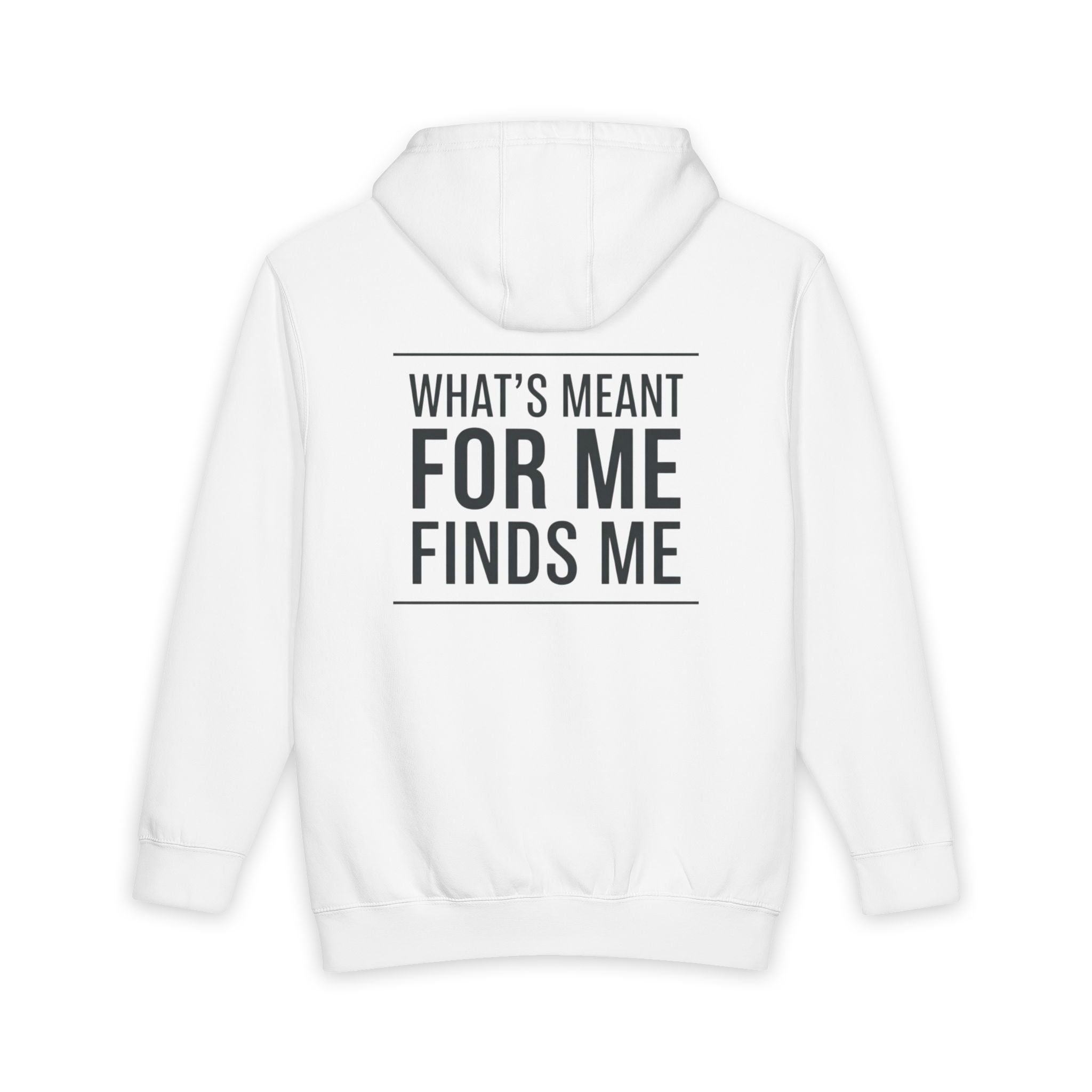 "I No Longer Chase — Inspirational Hoodie
